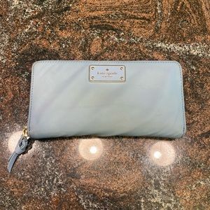Kate Spade light blue colored wallet